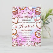 Petite invitation d'anniversaire pour petite amie  (Debout devant)