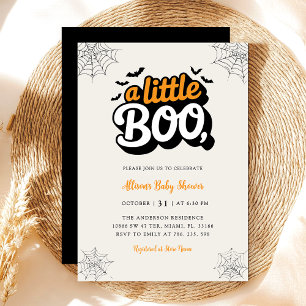 Petite invitation de Baby shower Boo