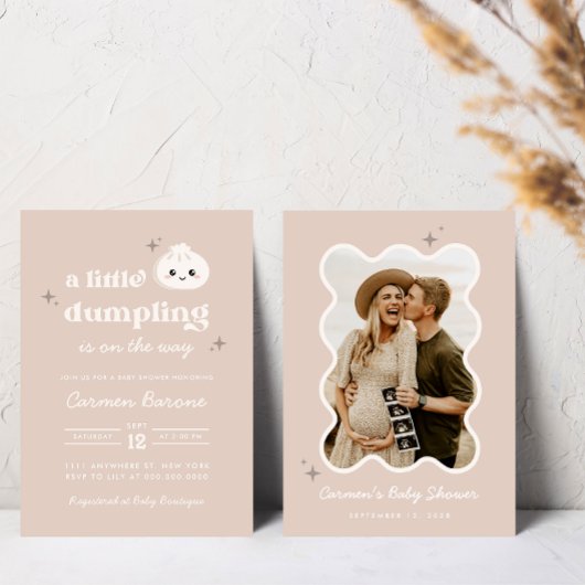 Petite Invitation de Baby shower de somme de Bao D