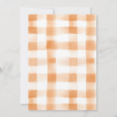 Petite invitation de Baby shower de transport Citr (Dos)