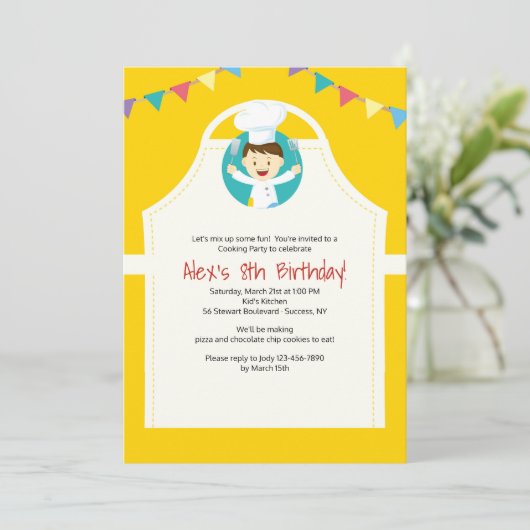 Petite invitation de chef (Debout devant)