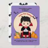 Petite invitation de Dracula (Devant / Derrière)