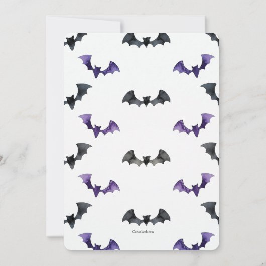 Petite invitation de Dracula (Dos)