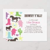 Petite invitation de fête d'anniversaire de (Devant / Derrière)