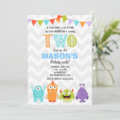 Petite invitation de fête d'anniversaire de (Debout devant)