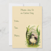 Petite invitation de Pâques pour oiseau (Dos)