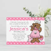 Petite invitation de partie de Baker d'ours (Debout devant)