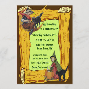 Petite invitation de partie de sorcières