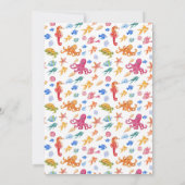 Petite invitation de sirène à l'anniversaire des e (Dos)