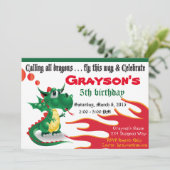 Petite Invitation Dragon (Debout devant)