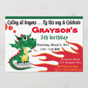 Petite Invitation Dragon