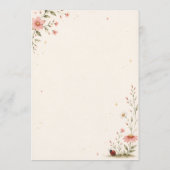 Petite Invitation Fête de Bébé Coccinelle (Dos)