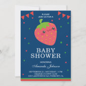 Petite invitation mignonne de baby shower de (Devant)