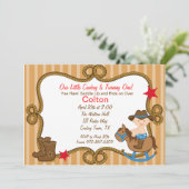 Petite invitation occidentale d'anniversaire de (Debout devant)