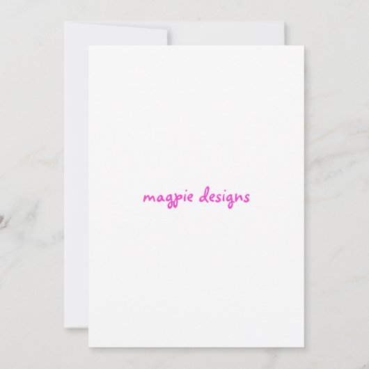 petite invitation princesse (Dos)