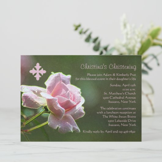 Petite invitation Rose (Debout devant)