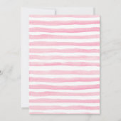 Petite invitation rose d'anniversaire d'automne de (Dos)