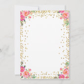 Petite invitation rose de citrouille (Dos)