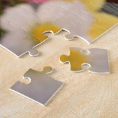Petite jardinière dans la mer de fleurs Puzzle (Côté)