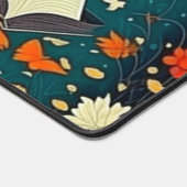 Petite lecture livre romantique, oiseaux, feuille, (Coin)