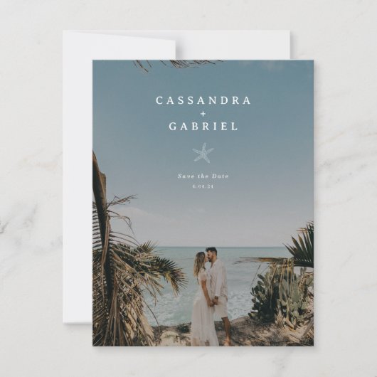 Petite Lihue Wedding Save the Date (Voorkant)