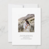 Petite Lihue Wedding Save the Date (Achterkant)