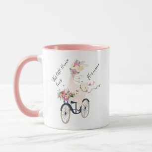 Petite Llama Aime Maman, Mug Personnalisé, Mug