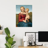 Petite Madone Cowper - Affiche d'art fin Raphaël (Bureau à domicile)