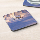 Petite maison dans le Dessous de verre de liège à (Côté gauche)