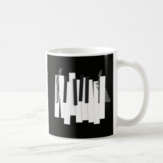 Petite Messe Solennelle Mug de café (Noir) (Droite)