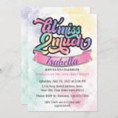 Petite Miss Deux Beaucoup Invitation Anniversaire  (Devant / Derrière)