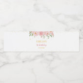 Petite Miss Onederday Étiquette de bouteille d'eau (Étiquettes simples)