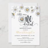 Petite Miss ONEderful Daisy Invitation Anniversair (Devant)