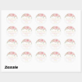 Petite Miss Onederful Sticker Étiquettes Anniversa (Feuille)