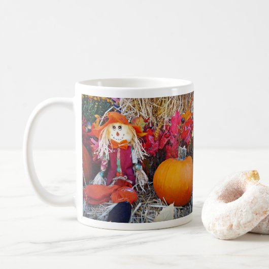 Petite Mister Scarecrow Coffee Mug (Avec donut)