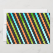 Petite Monster 1er anniversaire Invitations de fêt (Dos)