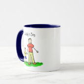 Petite Mug de papa (Personnaliser Brunette) (Devant gauche)