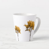 Petite Mug en latte, 12 oz - Arbre de vie (Angle droit)