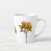 Petite Mug en latte, 12 oz - Arbre de vie (Droite)