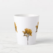 Petite Mug en latte, 12 oz - Arbre de vie (Devant)