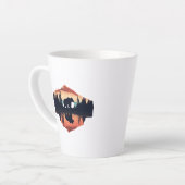 Petite Mug Latte - Scene Serene Mountain, 12 oz (Angle gauche)