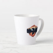 Petite Mug Latte - Scene Serene Mountain, 12 oz (Angle droit)