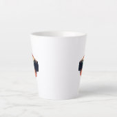 Petite Mug Latte - Scene Serene Mountain, 12 oz (Devant)