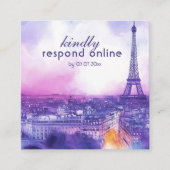 Petite Online Reply Request Amour Éternel Informatiekaartje (Voorkant)
