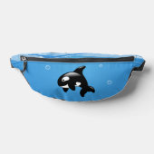 Petite Orca baleine dans l'océan (Poser)