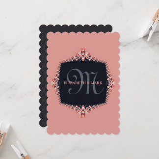 Petite orchidée rose Faire-part de mariage