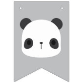 Petite Ours Panda Sympa Drapeaux de Bunthday (Premier drapeau)