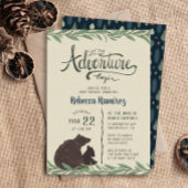 Petite Ours Rustique Baby shower Invitation