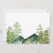 Petite Ours Tourne un 1er anniversaire Invitation (Dos)