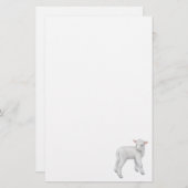 Petite papeterie brouillée d'agneau (Devant / Derrière)